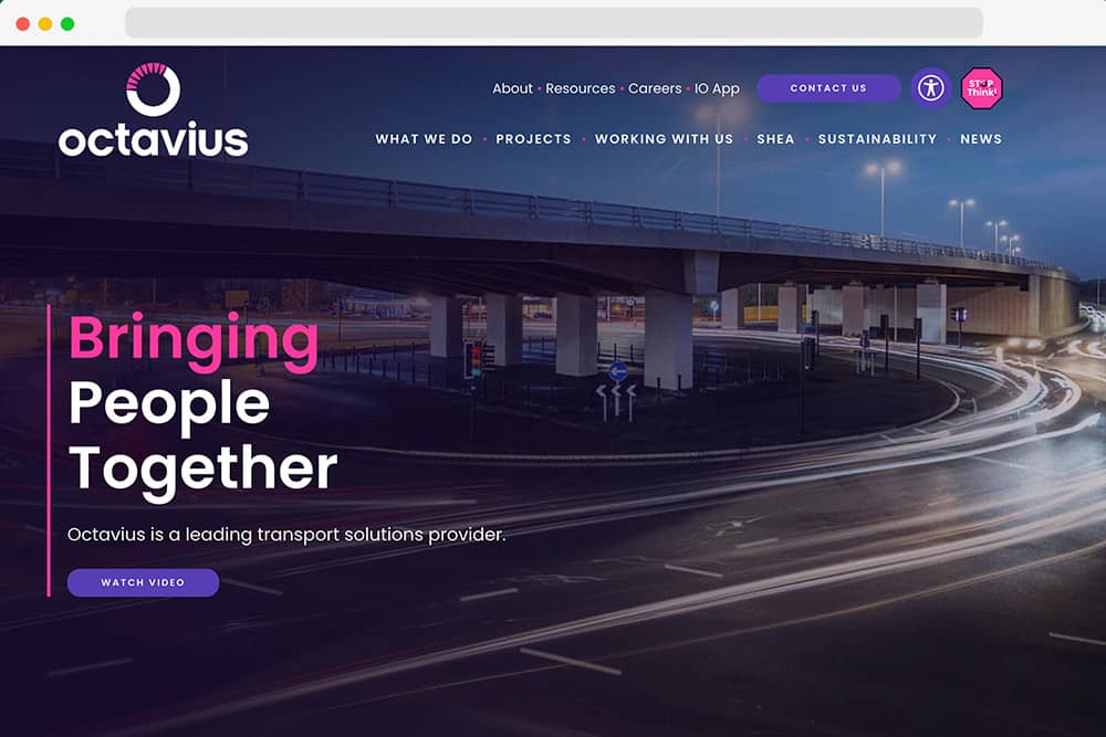 Octavius Website Design